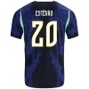 Fodboldtøj Brasilien Estevao 20 Udebanetrøje VM 2026